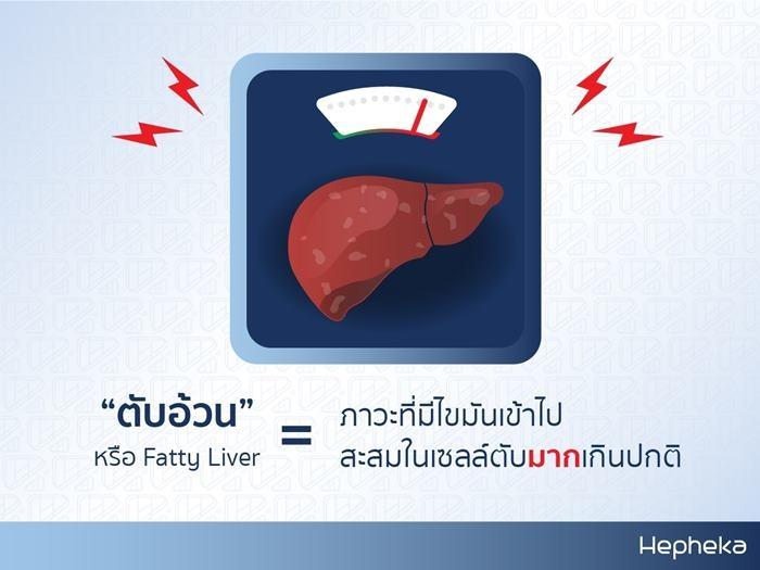 ไขมันพอกตับเกิดจาก ตับอ้วน