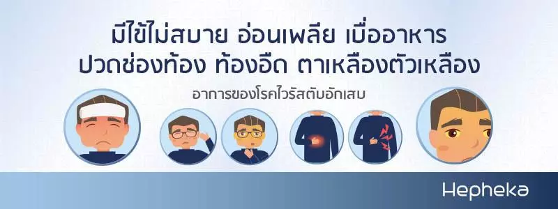 อาการของโรค ไวรัสตับอักเสบ