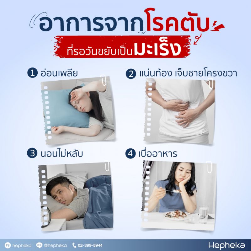 อาการจากโรคตับ