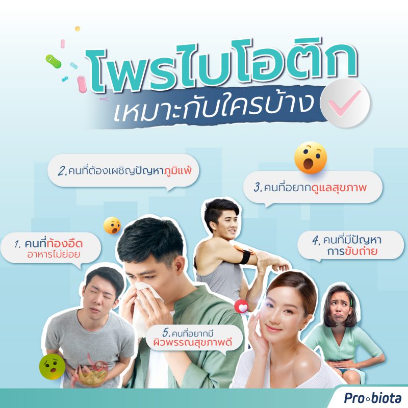 โพรไบโอติกช่วยอะไร