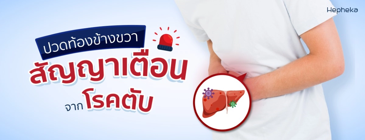 ปวดท้องข้างขวา สัญญาณเตือนจากโรคตับ