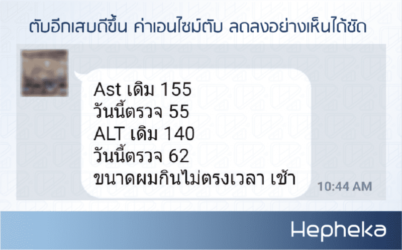 รีวิว ตับอักเสบดีขึ้น