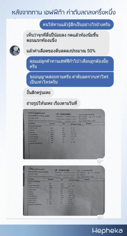 รีวิว หลังทานเฮฟฟีก้า