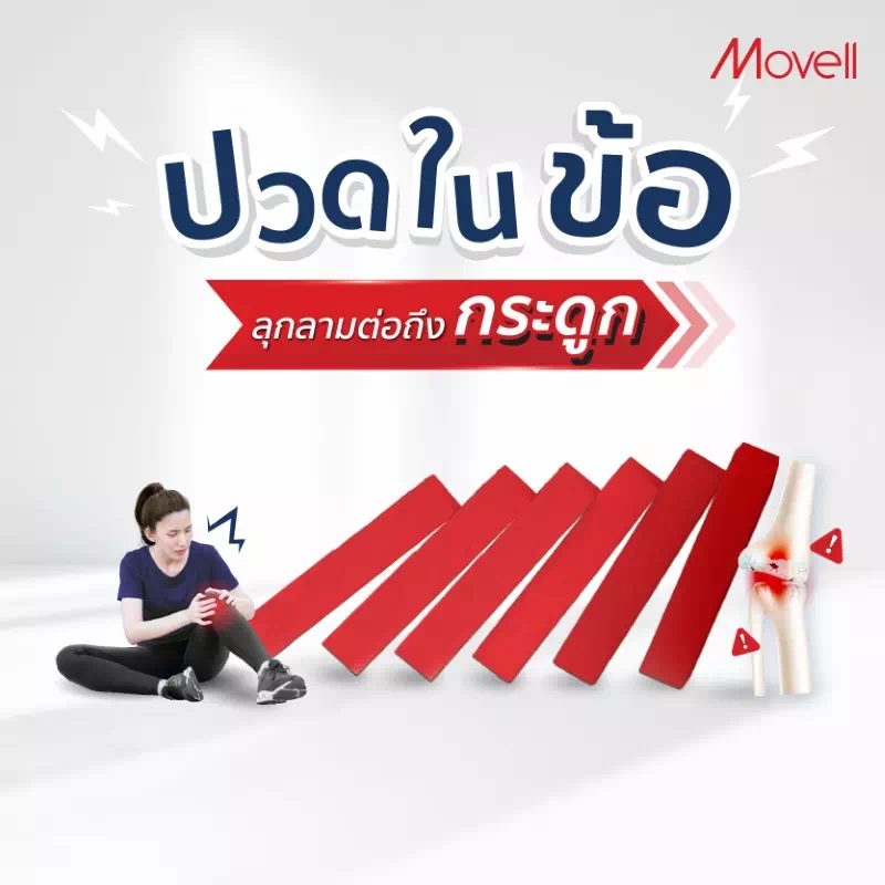 อาการปวดเข่า เข่าบวม