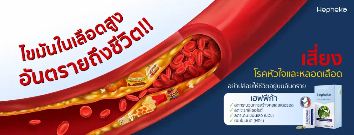 ไขมันในเลือดสูง อันตรายถึงชีวิต