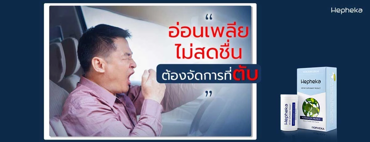อ่อนเพลีย ไม่สดชื่น ต้องจัดการที่ตับ