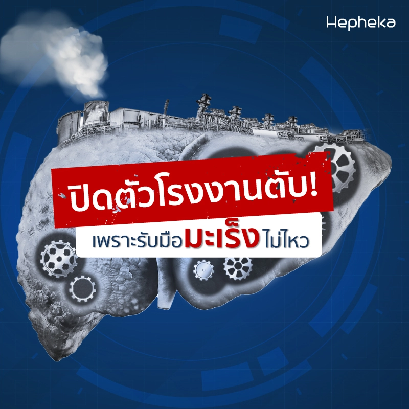 ปิดตัวโรงงานตับ! เพราะรับมือมะเร็งไม่ไหว